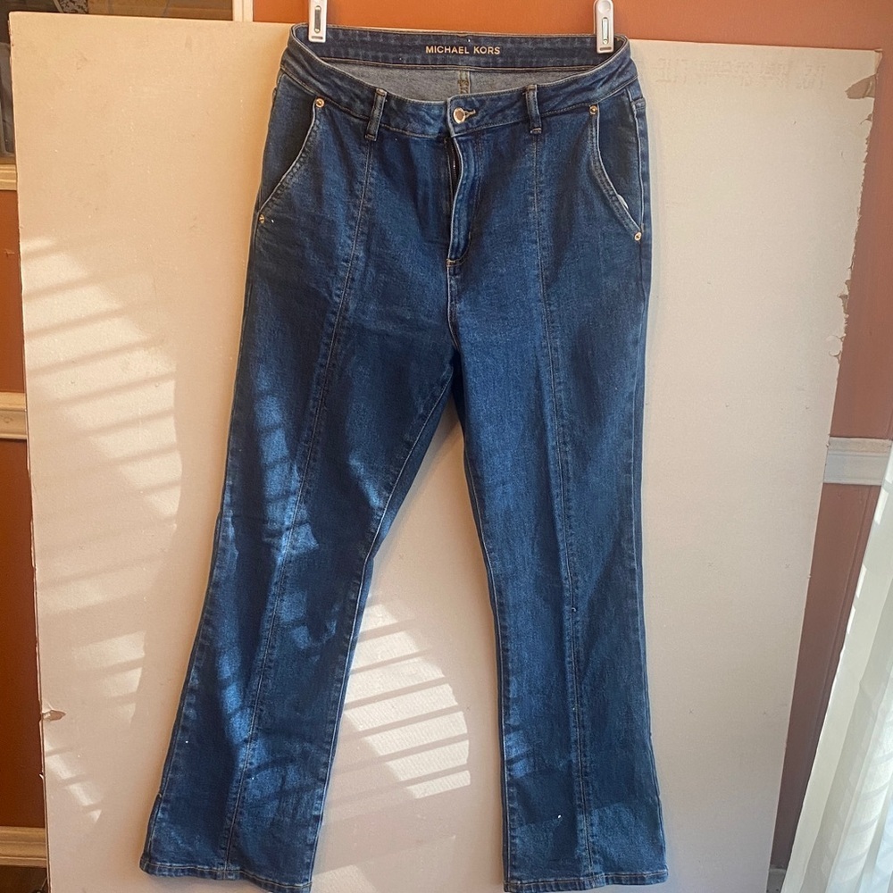 Michael Kors Dark Blue Boot Cut Jeans